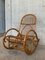 Mid-Century Bamboo Rocking Chairs in the Style of Franco Albini, Italy, Set of 2, Image 4