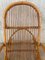 Mid-Century Bamboo Rocking Chairs in the Style of Franco Albini, Italy, Set of 2 8