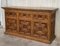 Large 19th Century Spanish Baroque Carved Oak Buffet, Image 3