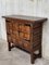 19th Spanish Baroque Carved Walnut Chest of Drawers 2