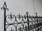 Large Decorative Wrought Iron Filigree Screen or Room Divider, Image 7