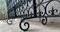 Large Decorative Wrought Iron Filigree Screen or Room Divider 10