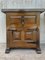 20th-Century Spanish Nightstands with One Drawer, Door and Iron Hardware, Set of 2 5