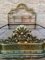 Sofá cama francés de bronce, hierro, latón y vidrio, siglo XIX, Imagen 3