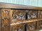 19th-Century Catalan Carved Walnut Sofa Table with Four Drawers 6