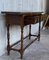 Early 19th-Century Carved Walnut Wood Catalan Console Table 3