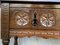 Early 19th-Century Carved Walnut Wood Catalan Console Table 5