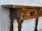 20th-Century Spanish Tuscan Console Table with Two Drawers and Turned Legs 8