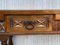 20th-Century Spanish Tuscan Console Table with Two Drawers and Turned Legs, Image 9