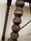 19th-Century Spanish Baroque Side Table with Iron Stretcher and Carved Top in Walnut 10