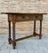 Early 19th-Century Catalan Carved Walnut Wood Console Table 5