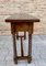 Early 19th-Century Catalan Carved Walnut Wood Console Table, Image 9