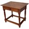 Country Spanish Pine Farmhouse Table with Drawer 1