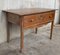 Country French Style Pine Farmhouse Table with Drawer, Image 4