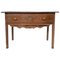 Country French Style Pine Farmhouse Table with Drawer 1