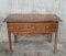 Country French Style Pine Farmhouse Table with Drawer 2