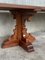 20th-Century Large Spanish Walnut Pedestal Dining or Conference Table 8