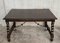 19th-Century Spanish Baroque Walnut Solomonic Leg Fratino Table with Iron Stretcher, Image 2