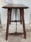 19th-Century Spanish Walnut Side Table with Turned Legs and Bevelled Top 5