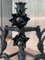 Italian Neoclassical Ornamental Wrought Iron Center Table with Oval Glass Top 11
