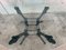 Italian Neoclassical Ornamental Wrought Iron Center Table with Oval Glass Top 6