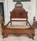 Antique Victorian Italian Carved Walnut High Back Chair 6