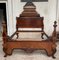 Antique Victorian Italian Carved Walnut High Back Chair 3