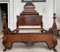 Antique Victorian Italian Carved Walnut High Back Chair 4
