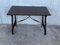 19th-Century Spanish Console or Desk Table with Iron Stretcher and Solomonic Legs 5