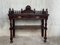 Antique Victorian Carved Oak Console Table, France, 1890s 2