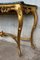 20th-Century Baroque Style Carved Walnut Ormolu and Green Marble Console Table, Image 9