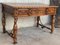 20th-Century French Louis XV Style Carved Walnut Desk with Three Drawers 2