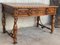20th-Century French Louis XV Style Carved Walnut Desk with Three Drawers, Image 2