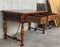 20th-Century French Louis XV Style Carved Walnut Desk with Three Drawers 7