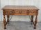 20th-Century French Louis XV Style Carved Walnut Desk with Three Drawers, Image 4