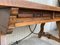 19th-Century Solid Walnut Baroque Lyre-Leg Trestle Refectory Desk 8