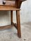 19th-Century Solid Oak Baroque Trestle Desk, Image 13
