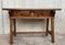 19th-Century Solid Oak Baroque Trestle Desk 2