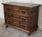 19th-Century Catalan Baroque Carved Walnut Tuscan Chest of Drawers with Two Drawers 3