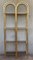 Mid-Century Brass Shelves with Smoked Glass, Set of 2 3