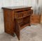 19th Century Northern Spanish Carved Walnut Console Table with 2 Drawers 7