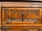 19th Century Northern Spanish Carved Walnut Console Table with 2 Drawers 10