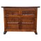 19th Century Northern Spanish Carved Walnut Console Table with 2 Drawers, Image 1