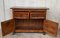 19th Century Northern Spanish Carved Walnut Console Table with 2 Drawers 6