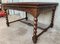 19th-Century Spanish Baroque Walnut Extendable Table with Carved Frame & Solomonic Legs 6