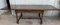 Mesa extensible española barroca de nogal con estructura tallada y patas salomónicas, Imagen 8