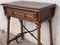 20th-Century Spanish Bargueno Table or Lady's Desk with Carved Drawer 8