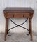 20th-Century Spanish Bargueno Table or Lady's Desk with Carved Drawer 2