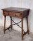 20th-Century Spanish Bargueno Table or Lady's Desk with Carved Drawer 3