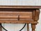 20th-Century Spanish Bargueno Table or Lady's Desk with Carved Drawer 10